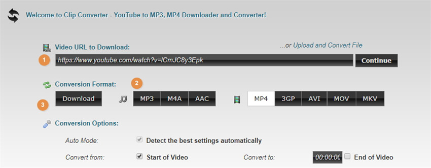 Clipconverter MOV converter