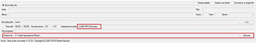 mp3 als ausgabeformat wählen