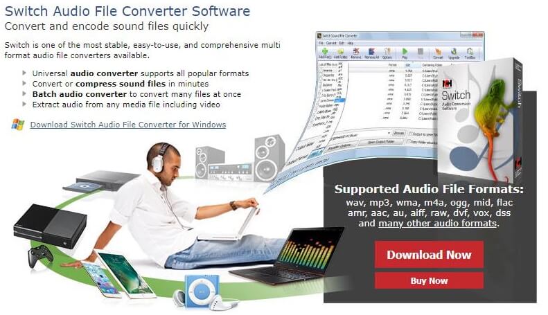 installazione del convertitore audio Switch