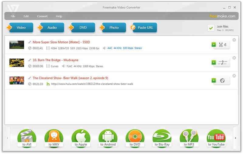 Freemake Audio Converter - convertisseur MP3 gratuit