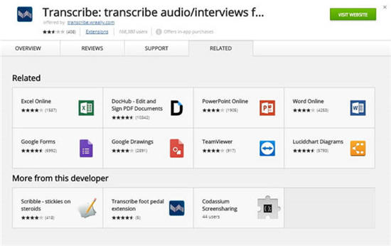 قم بتثبيت Transcribe