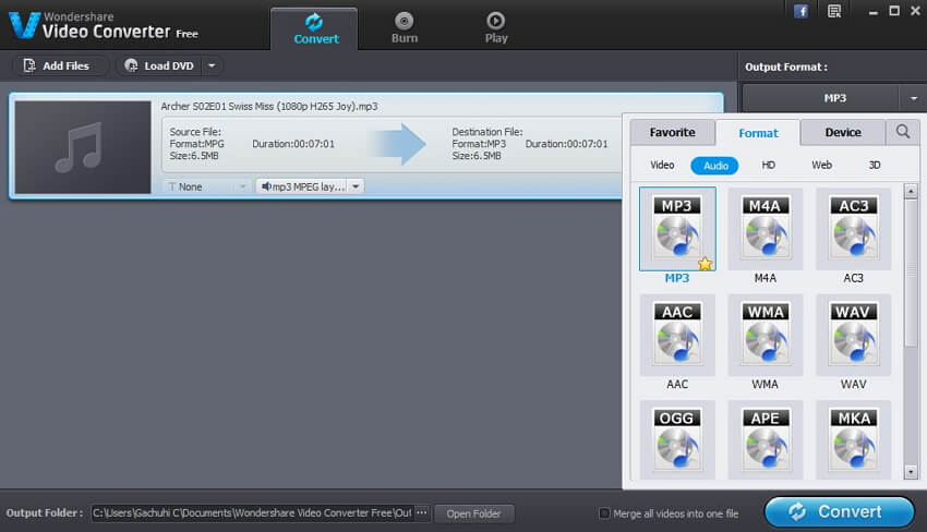 mpeg 4 audio to mp3 converter free