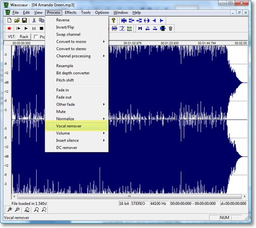 separate song track freeware