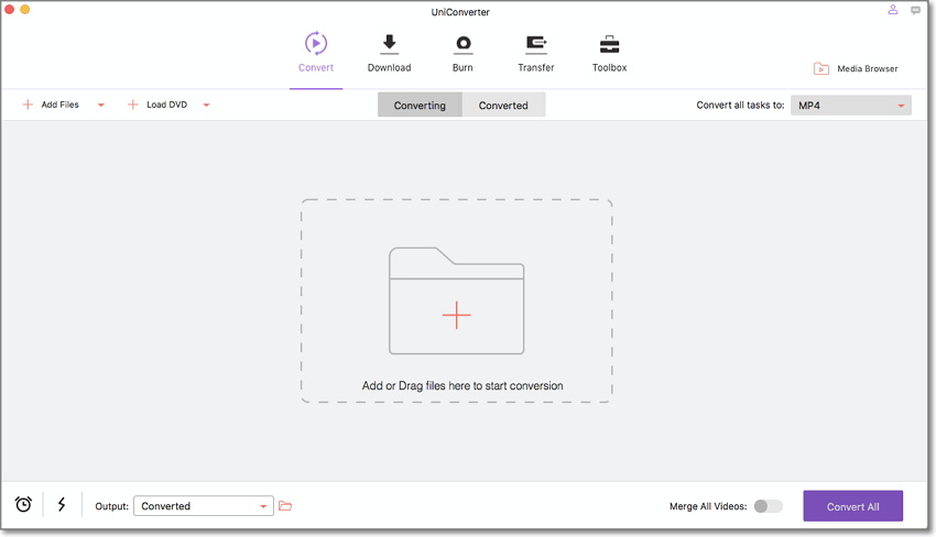 run Wondershare UniConverter