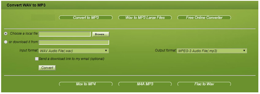 kostenloser online wav zu mp3 Konverter