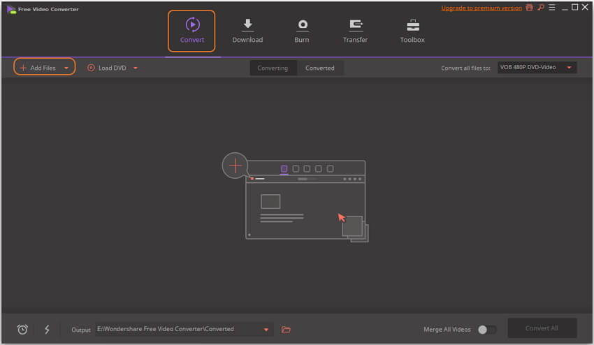 Voeg uw VOB-bestand toe aan deze VOB-converter