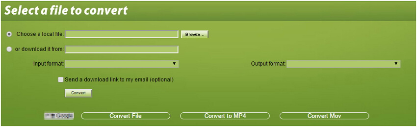 Convertfiles Video Converter - free AVI to MP4 converter