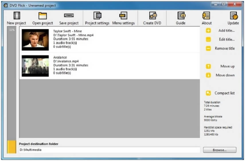 convertir DVD en MP4 avec  DVDFlick-DVD Ripper