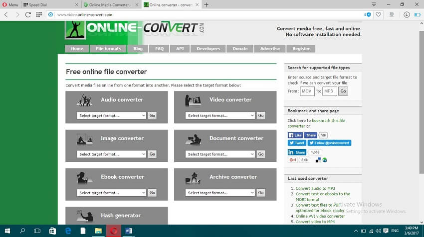 Convertidor de MP4 a MOV en Línea - Online Video Converter