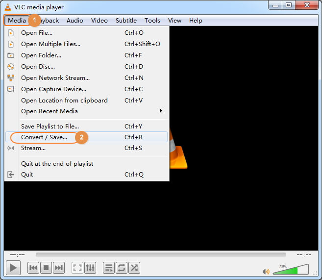 how to convert mod to avi using vlc