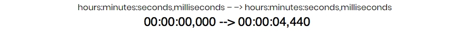 modifica srt in quaderno