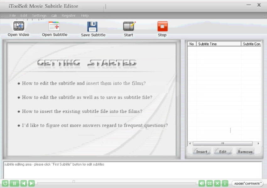 itooisoft movie subtitle editor