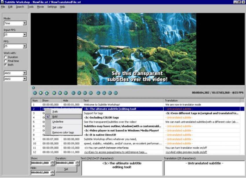 Free subtitle program for mac