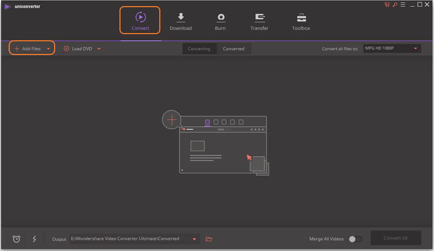 Add MTS files - MTS to MPEG Converter