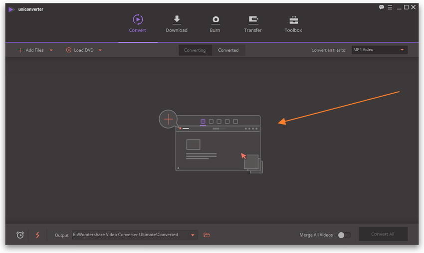 carica un file mp4 senza audio