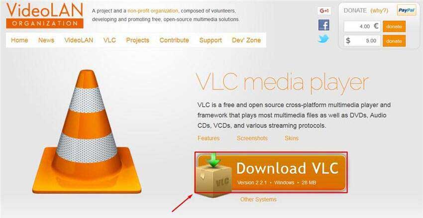 Lecteur VLC pour vidéo sans son