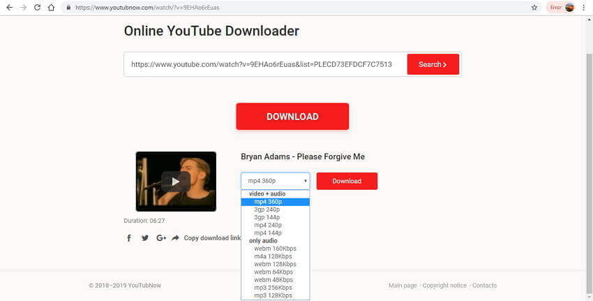 youtube playlist downloader online