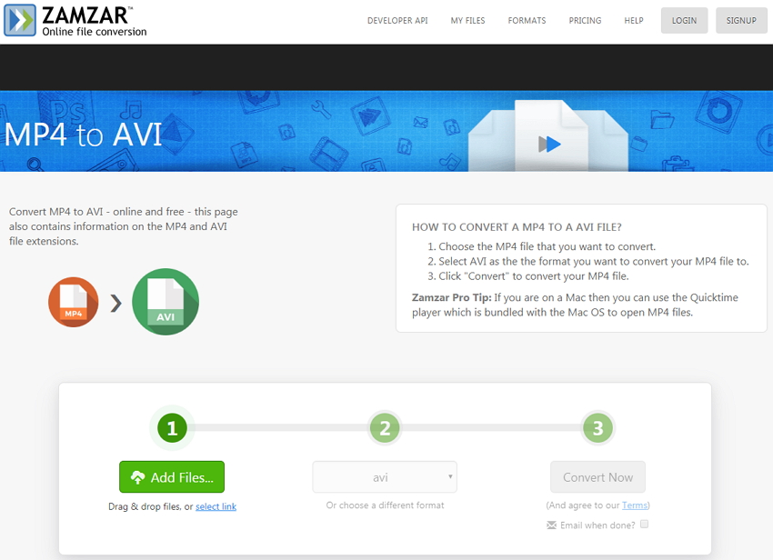 convertidor de videos avi online gratis