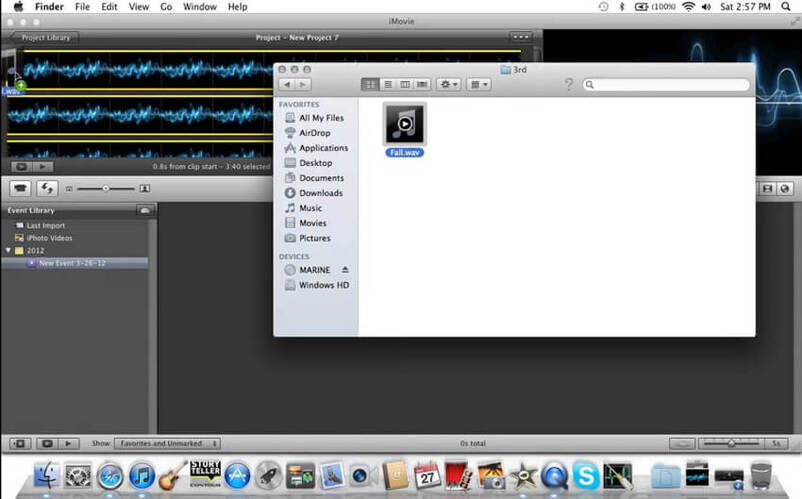 MP3 zu Video mit iMovie konvertieren -3