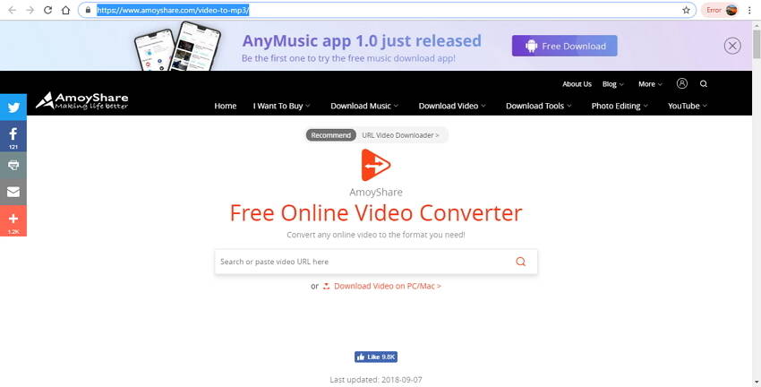 amoyshare free youtube downloader