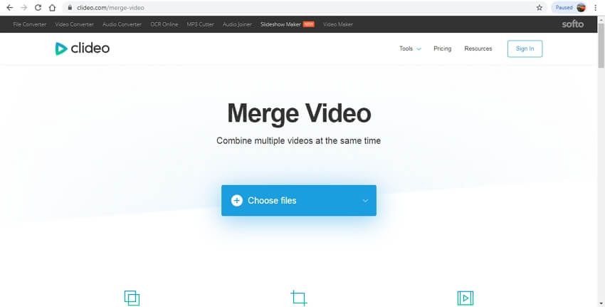 Combinar MP4 Online - Clideo