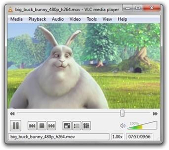 Version 1.1.0 von vlc