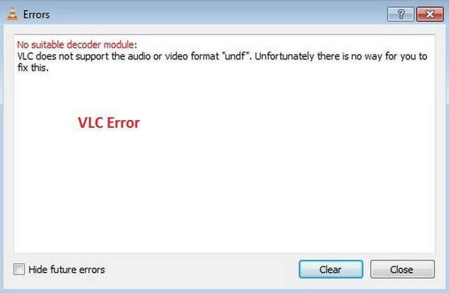 vlc formats