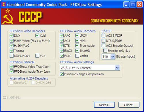 undf video codec