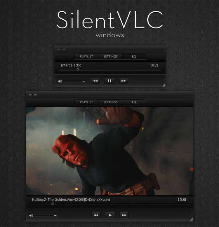 VLC Skin-Silent