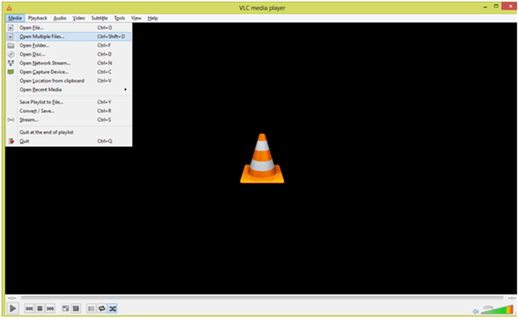 Videos in VLC laden