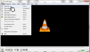 Wiedergabe von MTS mit dem VLC